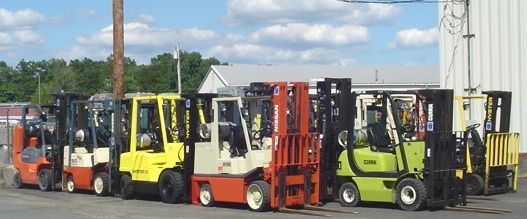 Fleet of Forklifts